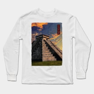 Chichen Itza - White Long Sleeve T-Shirt